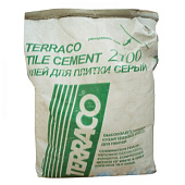TERRACO TILE CEMENT GREY 2100 25кг. Клей для кафеля и керамогранита -